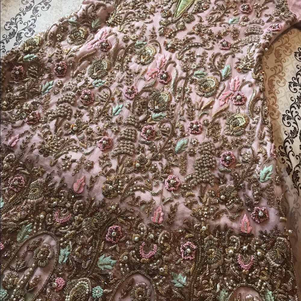 pakistani wedding heavy work formal dress